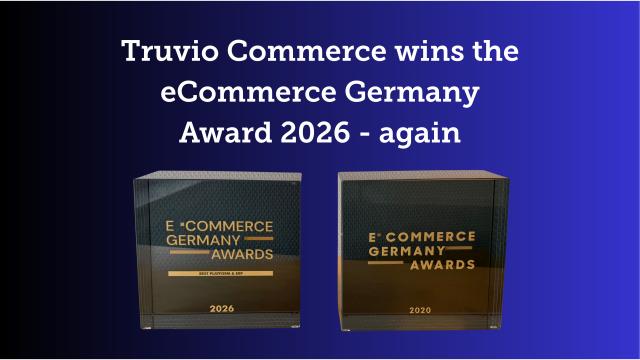 Truvio Commerce wins the eCommerce Germany Award 2026 - again